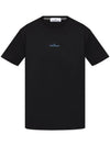 Stamp One Print Short Sleeve T-Shirt Black - STONE ISLAND - BALAAN 1