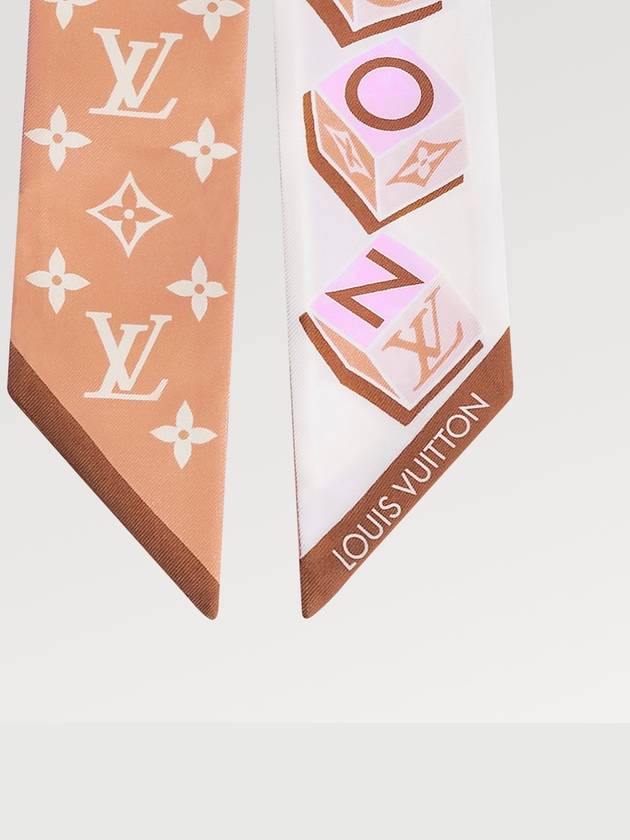 Lucky LV BB Scarf Beige - LOUIS VUITTON - BALAAN 4