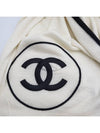 CC Logo Cashmere Silk Scarf Ivory - CHANEL - BALAAN 6