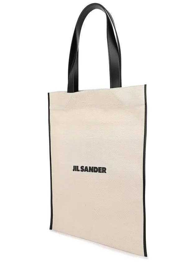 24FW Tote Bag J07WD0104P7060280 White Black - JIL SANDER - BALAAN 3