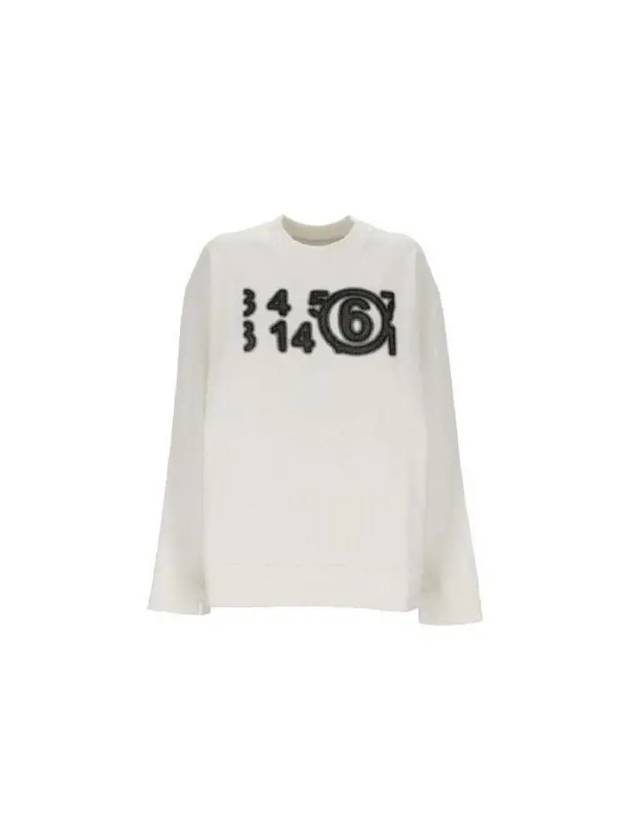 Numbering Logo Sweatshirt Off-White - MAISON MARGIELA - BALAAN 2