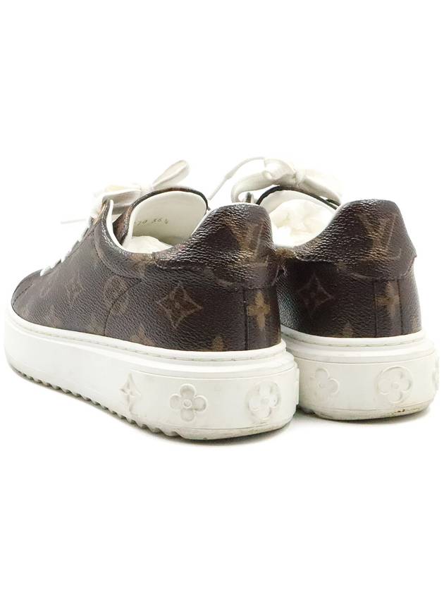 Women s Louis Vuitton 1A8FJN Monogram Canvas Time Out Sneakers 36 5 gt Gangbuk used luxury goods - LOUIS VUITTON - BALAAN 6