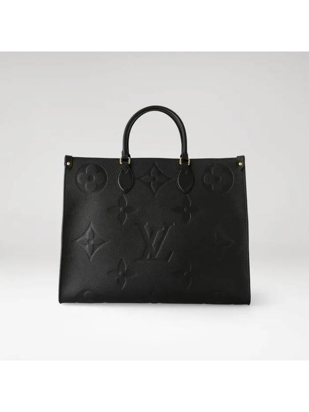 OnTheGo Monogram Empreinte Leather Tote Bag Black - LOUIS VUITTON - BALAAN 3