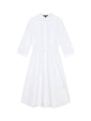 Button midi dress white - ARMANI EXCHANGE - BALAAN 2