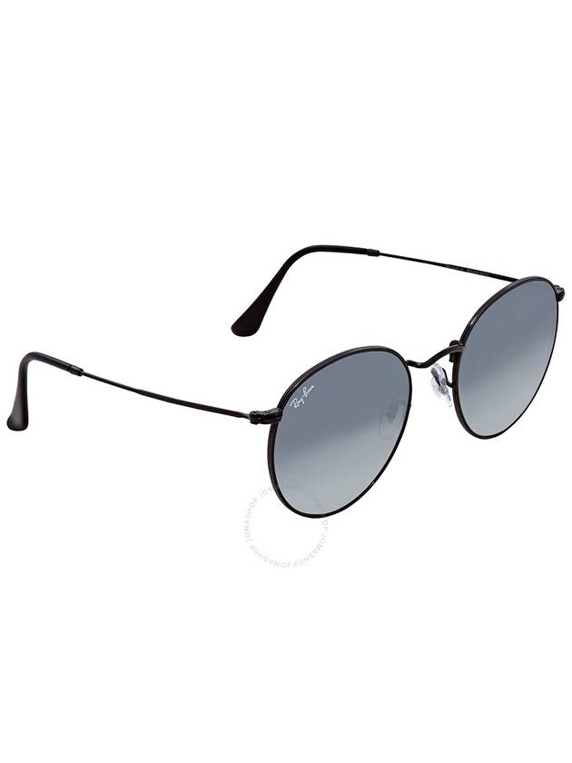 Ray Ban Round Flat Lenses Grey Gradient Unisex Sunglasses RB3447N 002/71 53 - RAY-BAN - BALAAN 2