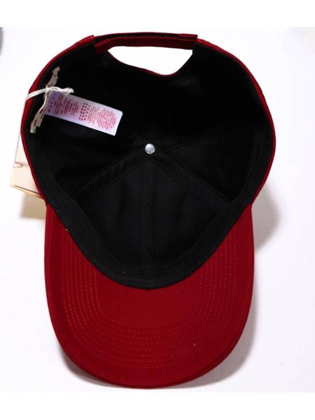 Embroidered Logo Twill Ball Cap Red - MARNI - BALAAN 5