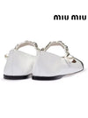 Patent Leather Ballerina Black White - MIU MIU - BALAAN 4