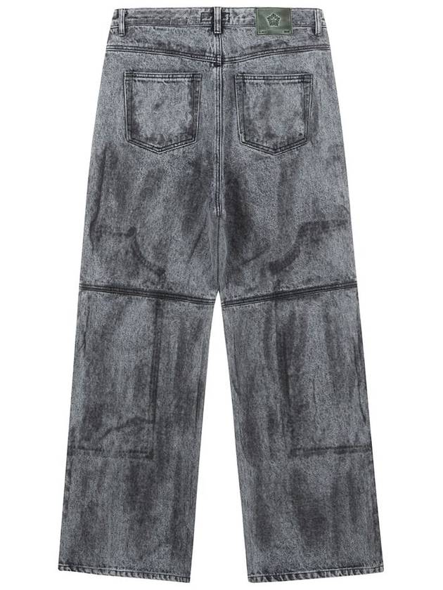 Runway Dirty Washed Carpenter Wide Pants Dusty Black - ULKIN - BALAAN 3