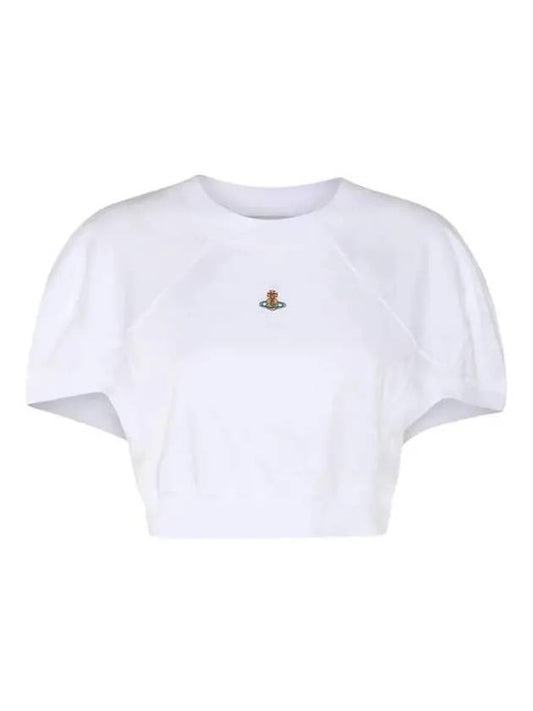 Women's Logo Short Sleeve T-Shirt White - VIVIENNE WESTWOOD - BALAAN 2