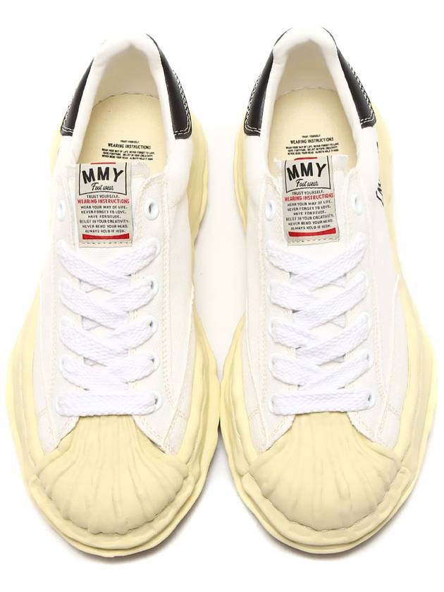 Blakey VL OG Sole Canvas Low-top Sneakers White - MIHARA YASUHIRO - BALAAN 3