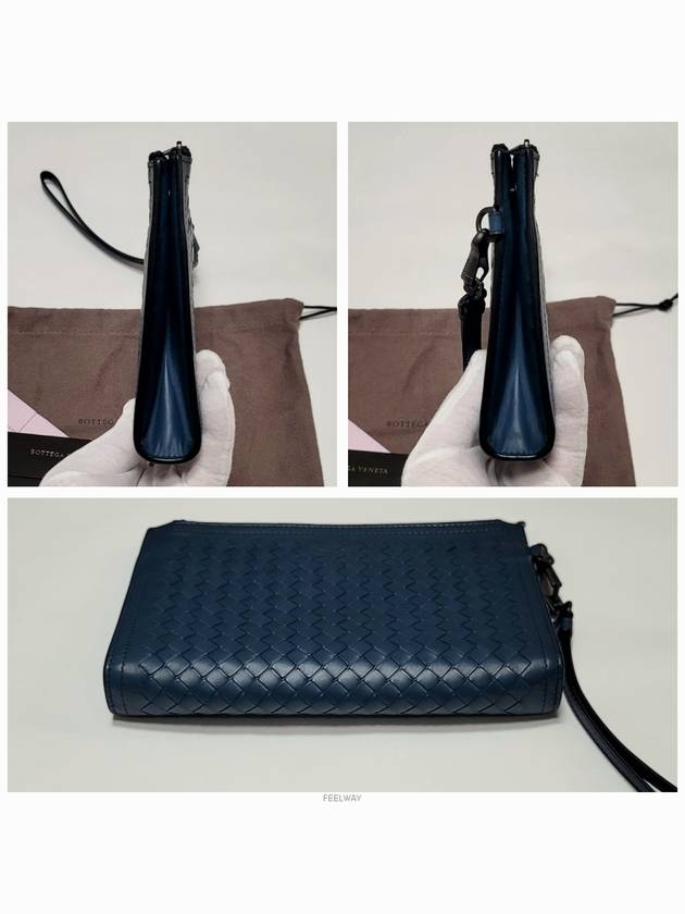 Genuine BottegaVeneta Intreciano handle clutch - BOTTEGA VENETA - BALAAN 3