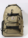 Kickflip Recycled Polyester Canvas Backpack Beige - CARHARTT WIP - BALAAN 5