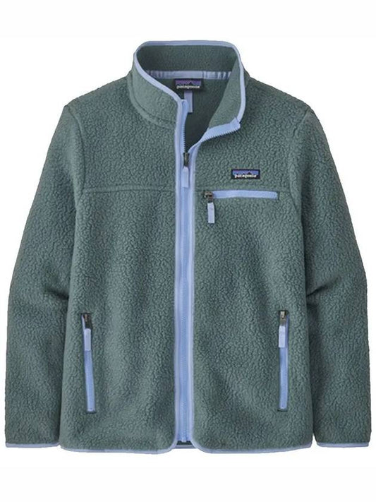 Women's Retro Pile Fleece Zip-up Jacket Nouveau Green - PATAGONIA - BALAAN 2