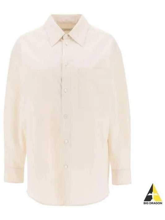 Poplin Oversized Shirt Light Cream - LEMAIRE - BALAAN 2