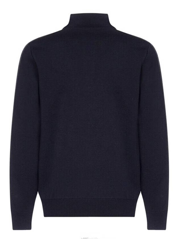 Oblique Jacquard Wool Knit Top Navy - DIOR - BALAAN 4