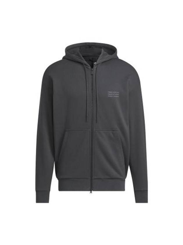 Verbiage Zip-Up Hoodie Carbon - ADIDAS - BALAAN 2