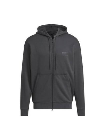 Verbiage Zip-Up Hoodie Carbon - ADIDAS - BALAAN 2