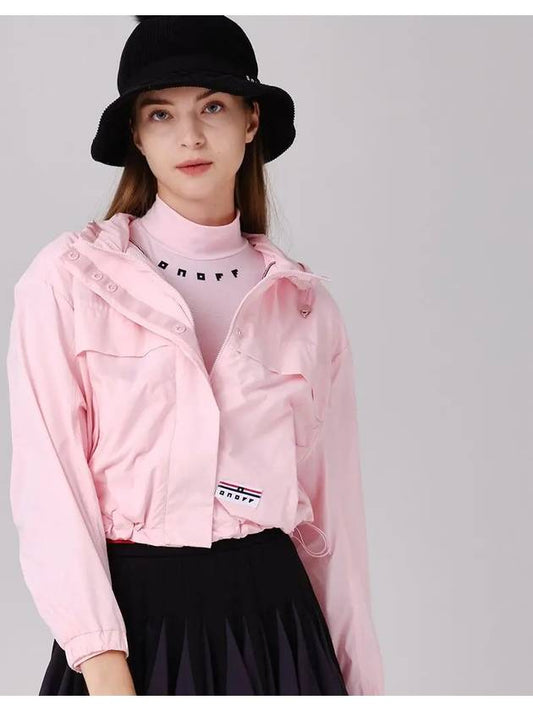 Crop Windbreaker OF1102LBPINK - ONOFF - BALAAN 1