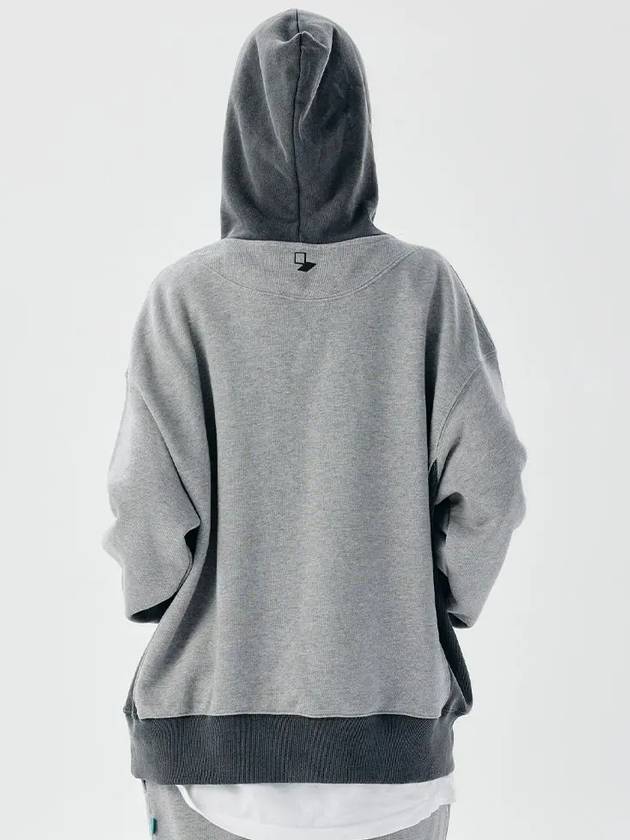 Unisex BAMXHD Basket Sweat Hoodie Mix Gray - CHANCE'S NOI - BALAAN 10