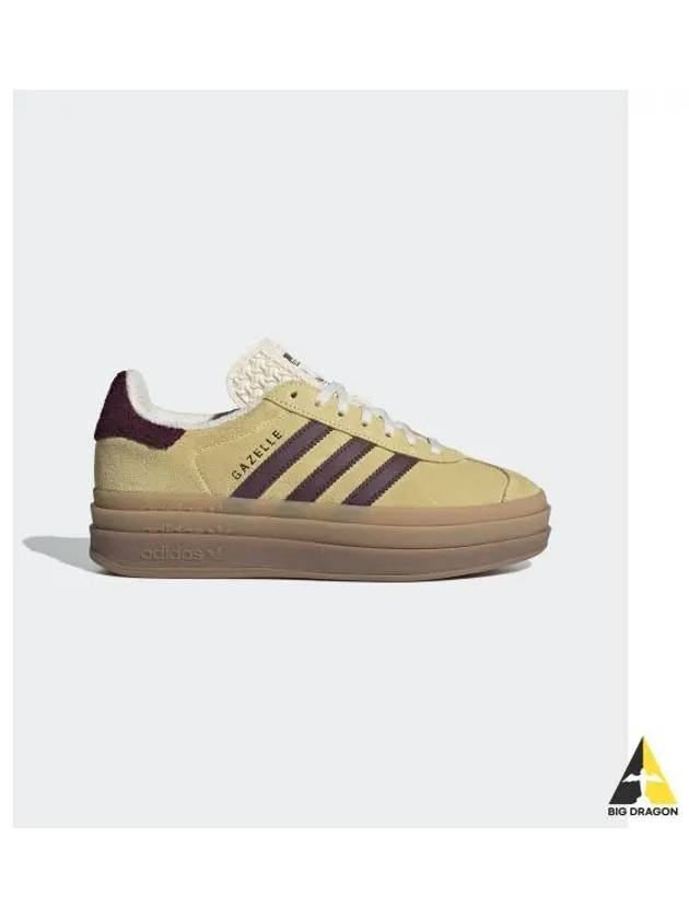 Gazelle Bold Suede Low Top Sneakers Almost Yellow - ADIDAS - BALAAN 2