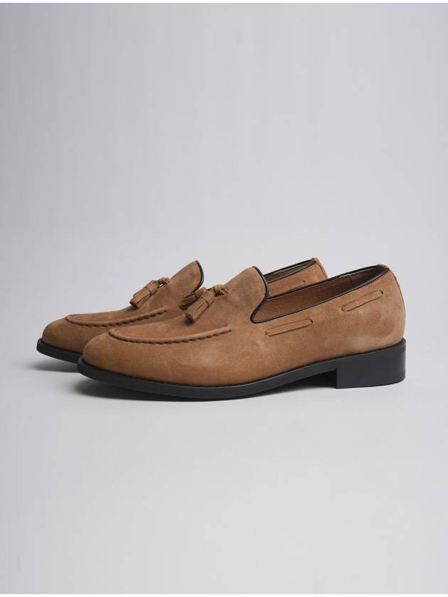 Miguel Suede Tassel Loafers SMB - FLAP'F - BALAAN 3