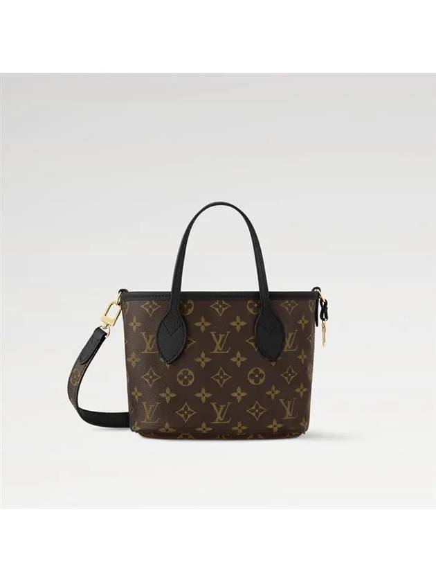 Neverfull Bandouliere Inside Out BB Monogram Tote Bag Black - LOUIS VUITTON - BALAAN 4