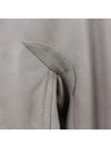 Smith Market Beige Leather Jacket Women s Clothing - HERMES - BALAAN 4