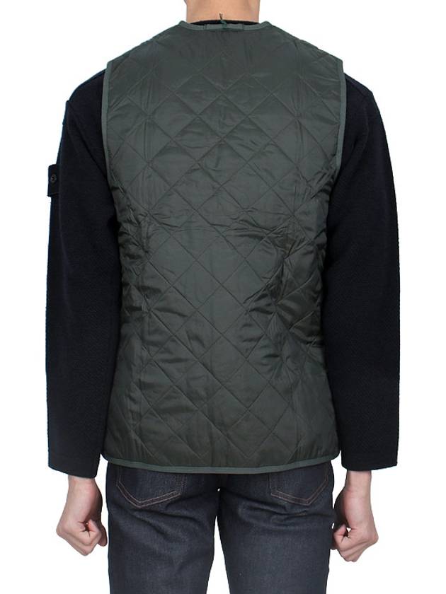 Quilted Waistcoat Zip In Liner Vest Olive - BARBOUR - BALAAN 6