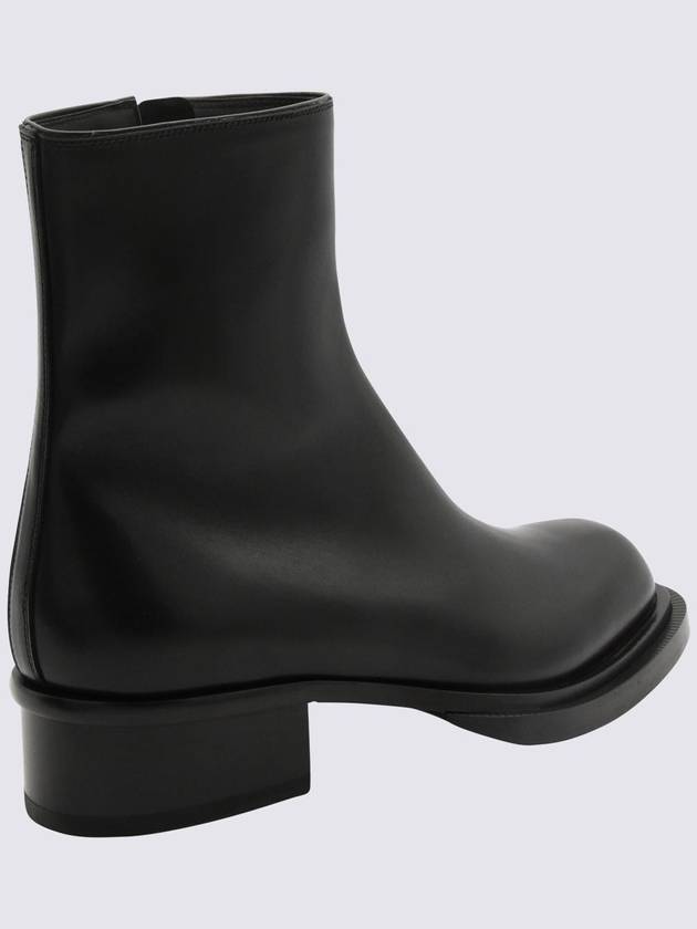 Zip Biker Boots Black - ALEXANDER MCQUEEN - BALAAN 4