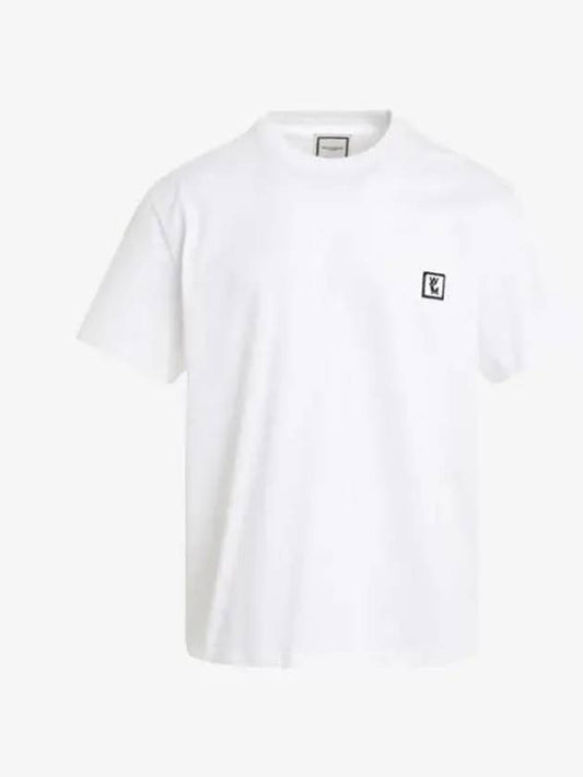 Logo Cotton Short Sleeve T-Shirt White - WOOYOUNGMI - BALAAN 2