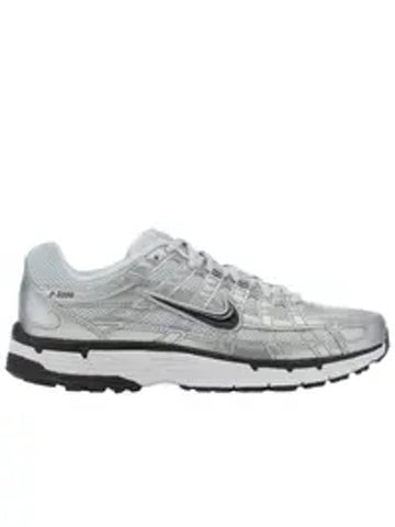 Women's P6000 Low Top Sneakers Metallic Silver Black - NIKE - BALAAN 1