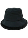 Macaron earring bucket hat BLACK - MONBIRDIE GOLF - BALAAN 4