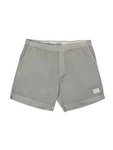 Eco-Chrome R Logo Patch Swim Shorts Grey - CP COMPANY - BALAAN 1