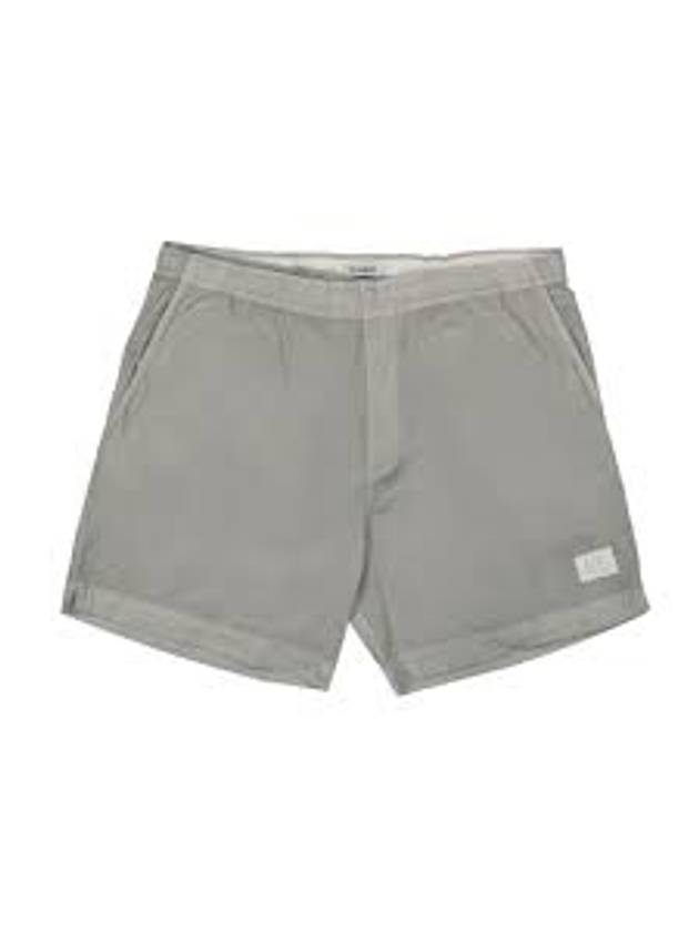 Eco-Chrome R Logo Patch Swim Shorts Grey - CP COMPANY - BALAAN 2