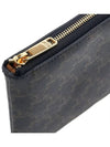 Triomphe Canvas Coin Purse Black - CELINE - BALAAN 6