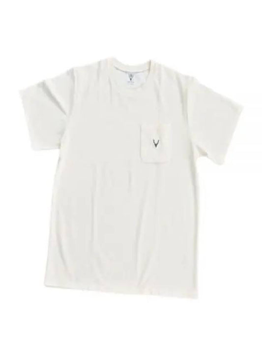 Round Pocket Tee CPE Pile OT613 A Short Sleeve T Shirt - SOUTH2 WEST8 - BALAAN 1