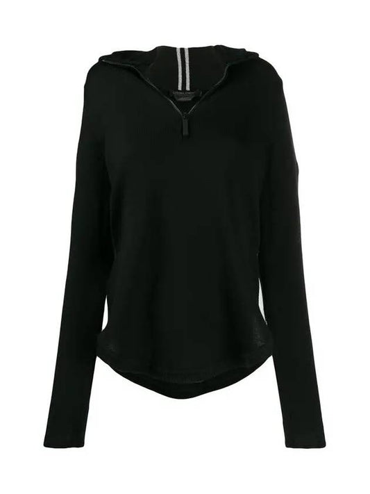 Fair Haven Zip-Up Knit Top Black - CANADA GOOSE - BALAAN 2