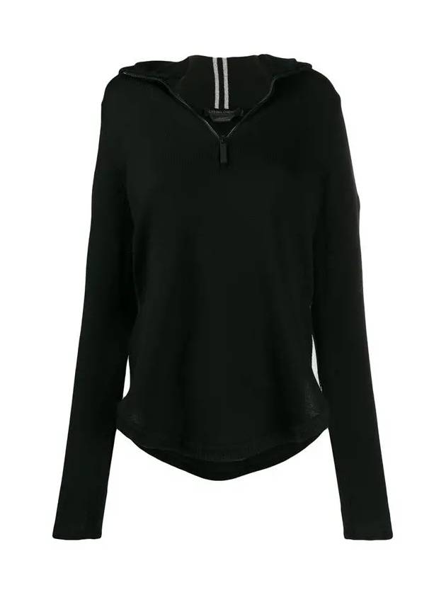 Fair Haven Zip-Up Knit Top Black - CANADA GOOSE - BALAAN 3