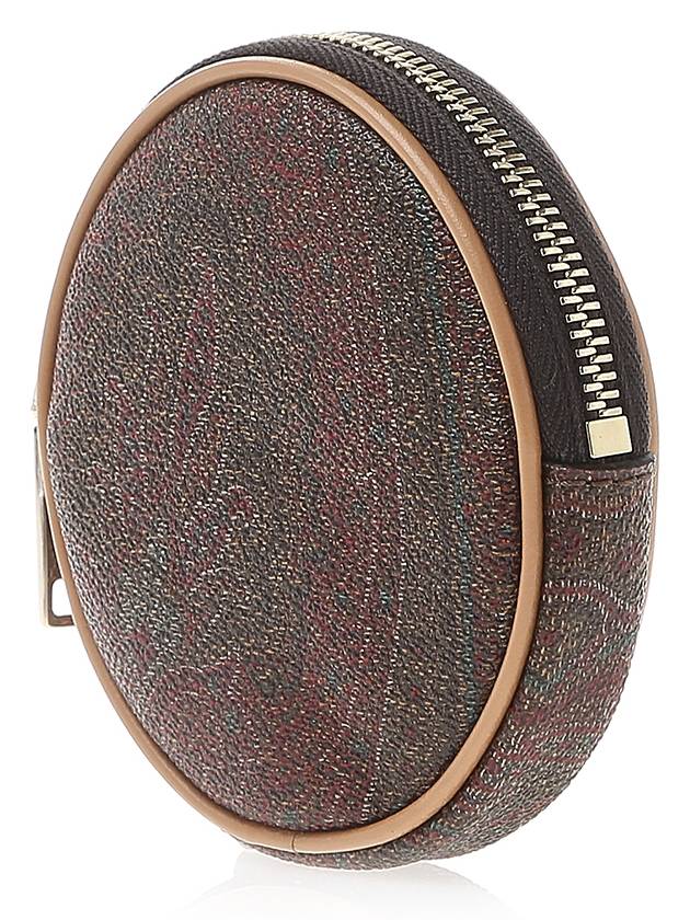 Paisley Round Pouch Brown - ETRO - BALAAN 3