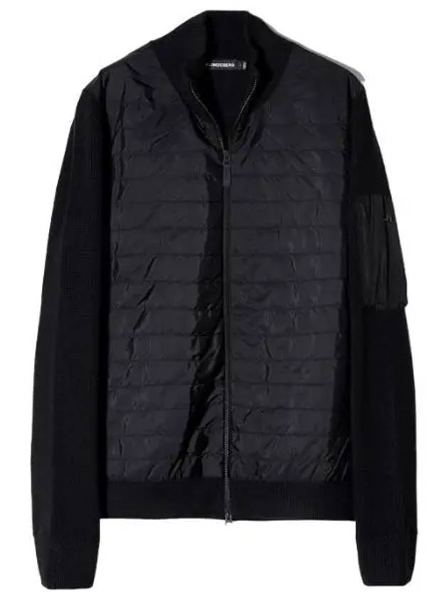 back knit hybrid jacket - J.LINDEBERG - BALAAN 1