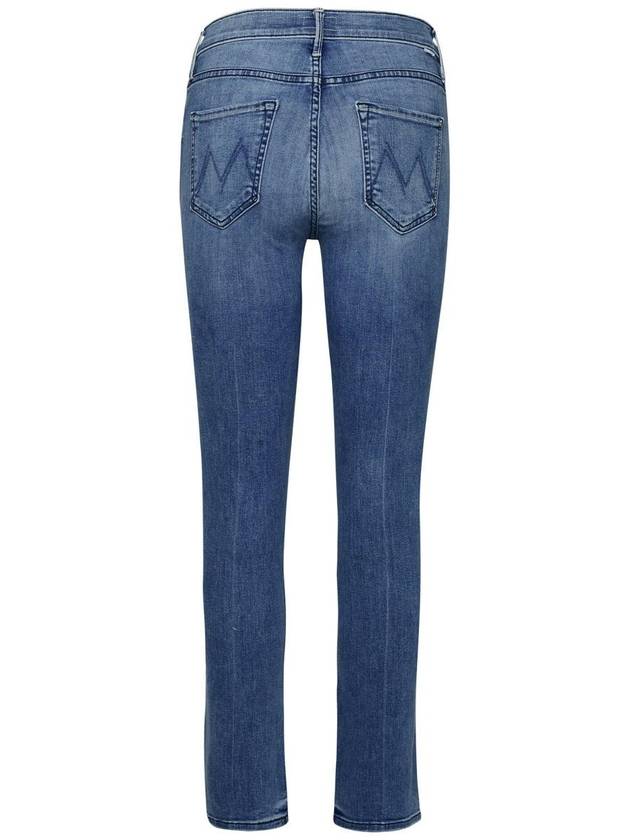 Mother Light Blue Cotton Blend Jeans - MOTHER - BALAAN 3