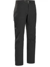 Gamma AR Regular Fit Straight Pants Black - ARC'TERYX - BALAAN 1