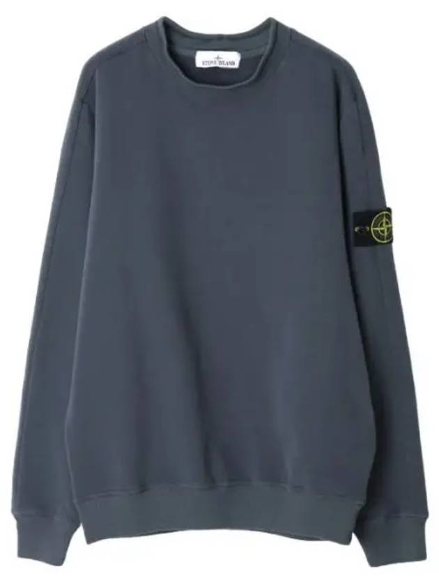 Stretch cotton fleece mock turtleneck sweatshirt regular fit long sleeve t shirt - STONE ISLAND - BALAAN 1