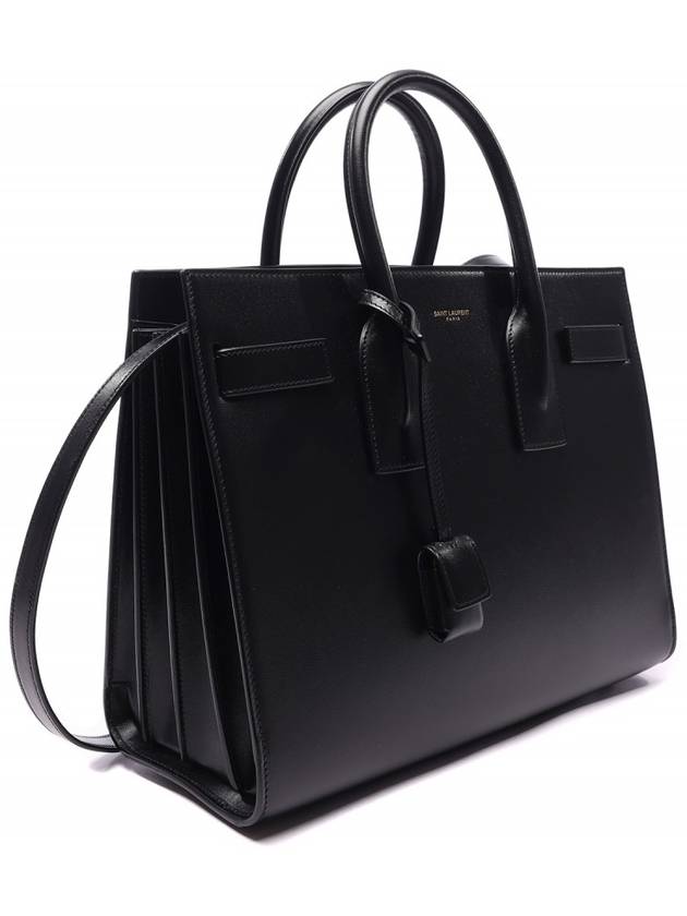 Sac De Jour Classic Small Tote Bag Black - SAINT LAURENT - BALAAN 4