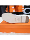 Oran Calfskin Slippers Blanc - HERMES - BALAAN 5