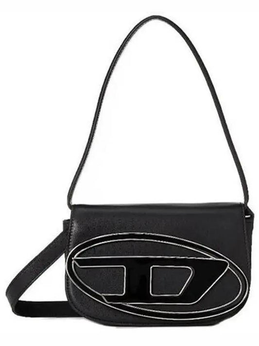 1DR Nappa Leather Shoulder Bag Black - DIESEL - BALAAN 2