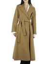 PAOLORE Women s Long Coat Camel 2429016151600 045 - MAX MARA - BALAAN 3