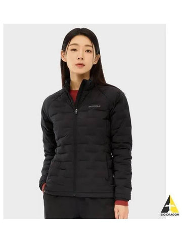 MERRELL WOMEN lightweight tube down jacket BLACK - MERRYMOTIVE - BALAAN 1