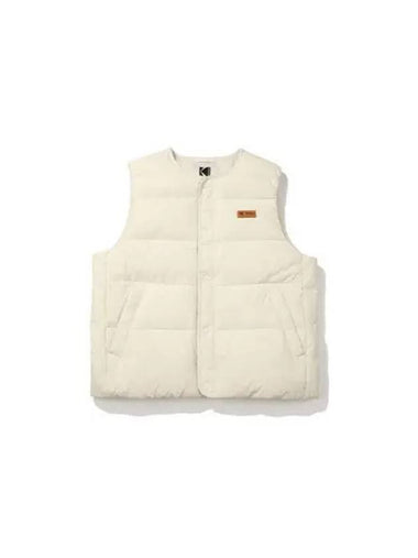 KODAK Apparel Rest Lightweight Duck Down Vest IVORY - KODO - BALAAN 1