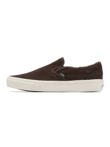 Classic Slip On Sherpa Brown VN000CT5DFM1 - VANS - BALAAN 1